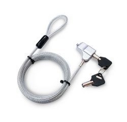 Hamlet XNBLOCK200KW cable lock Silver 2 m