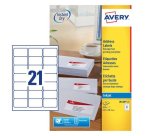 Etiquette adresse 63,5 x 38,1 mm Avery J8160-25 - Boîte de 525