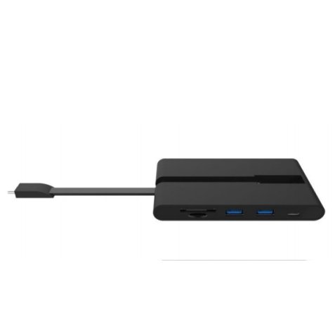 DLH MINI STATION D'ACCUEIL UNIVERSELLE USB-C : 2 x USB-A 3.2, Ethernet, HDMI, VGA, 1 x USB-C PD, 1 x USB-C Data, Carte SD, Micro SD