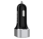 DLH DY-LI3345 chargeur d'appareils mobiles Ordinateur portable, Smartphone, Tablette Noir USB Auto