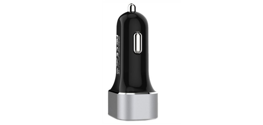 DLH DY-LI3345 chargeur d'appareils mobiles Ordinateur portable, Smartphone, Tablette Noir USB Auto