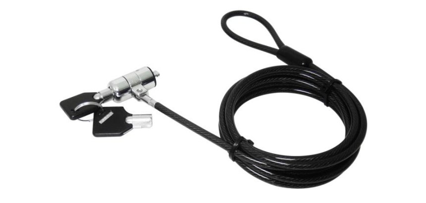 DLH CABLE DE SECURITE ANTIVOL A CLE POUR ORDINATEUR PORTABLE