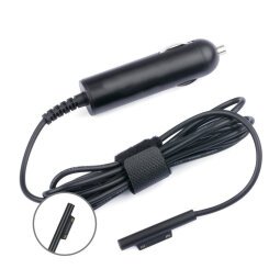 DLH CHARGEUR VOITURE ALLUME-CIGARE 45W pour MICROSOFT Surface Pro / Go / Laptop