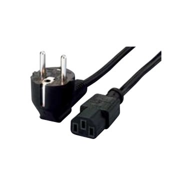 Uniformatic câble électrique coupleur C13 - Noir