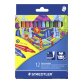 Stylo feutre staedtler 325 pointe moyenne 1mm pack de 12 couleurs assorties