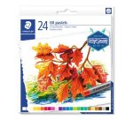 Pastels a l'huile staedtler 2420 design journey assortis  - lot de 12 etuis carton de   24 un