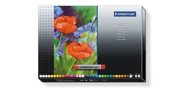 Pastel à l'huile Design Journey, étui carton de 36