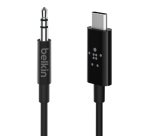 Belkin RockStar™ 3.5mm Audio Cable with USB-C™ Connector câble audio USB C 3,5mm Noir