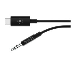 Belkin RockStar™ 3.5mm Audio Cable with USB-C™ Connector câble audio USB C 3,5mm Noir