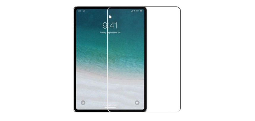 DLH Protection ecran en verre trempe pour Apple iPad Pro 12.9" 3eme, 4eme et 5eme génération (2018 / 2020 / 2021)