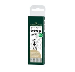 Faber-Castell 167004 fineliner Black 4 pc(s)