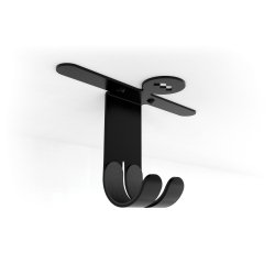 Meliconi 489004 bicycle holder Outdoor bicycle holder Ceiling-mounted Black