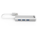 Hamlet XHUB330LAN replicatore di porte e docking station per laptop USB 3.2 Gen 1 (3.1 Gen 1) Type-A Argento