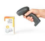 Hamlet HBCS1D10W barcode reader Handheld bar code reader 1D Laser Black