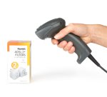 Hamlet HBCS2D100U barcode reader Handheld bar code reader 1D/2D CMOS Black