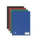 Protège-documents Oxford memphis a4 30pochettes polypro assorti classique noir; bleu; vert et rouge