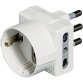 bticino S3611D adattatore per presa di corrente Tipo L (IT) Bianco