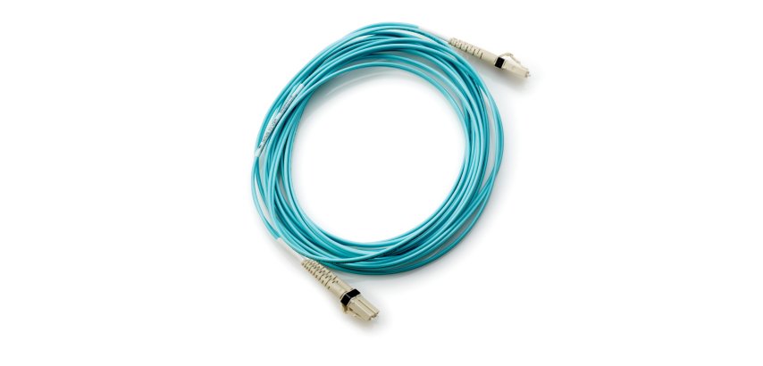 HPE LC to LC Multi-mode OM3 2-Fiber 2.0m 1-Pack Fiber Optic Cable