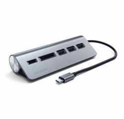 Satechi ST-TCHCRM station d'accueil USB 3.2 Gen 1 (3.1 Gen 1) Type-C Gris