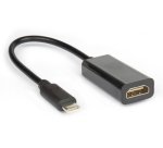 Hamlet XVAUC-HDM4K cavo e adattatore video USB tipo-C HDMI tipo A (Standard) Nero