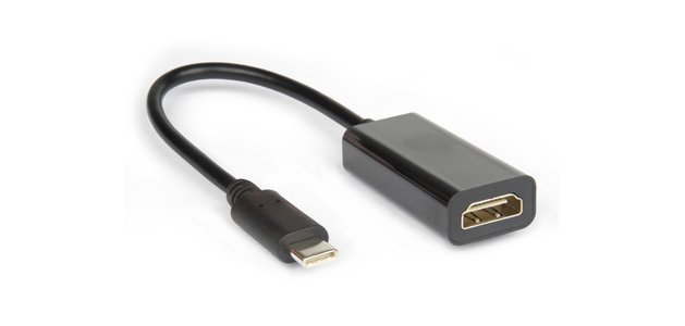 Hamlet XVAUC-HDM4K cavo e adattatore video USB tipo-C HDMI tipo A (Standard) Nero