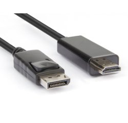 Hamlet XVCDP-HDM18 cavo e adattatore video 1,8 m DisplayPort HDMI tipo A (Standard) Nero