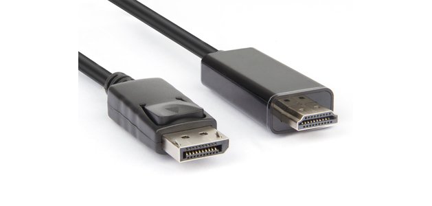 Hamlet XVCDP-HDM18 video cable adapter 1.8 m DisplayPort HDMI Type A (Standard) Black