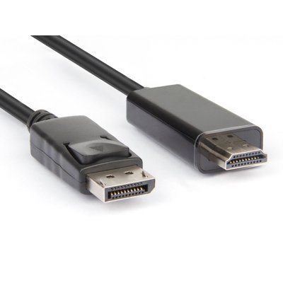 Hamlet XVCDP-HDM18 video cable adapter 1.8 m DisplayPort HDMI Type A (Standard) Black