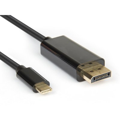 Hamlet XVAUC-DP4K20 video cable adapter 2 m USB Type-C DisplayPort Black