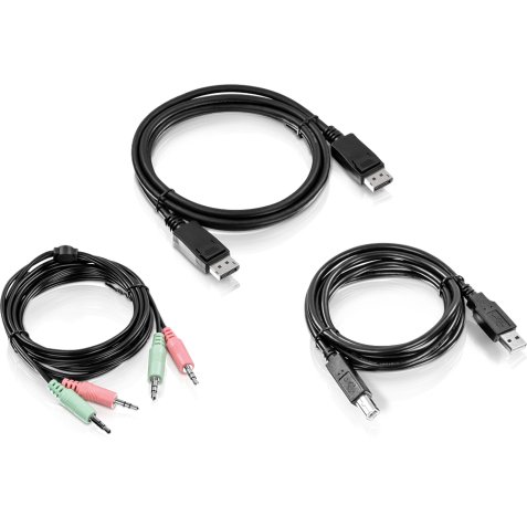 Trendnet TK-CP06 cable para video, teclado y ratón (kvm) Negro 1,83 m