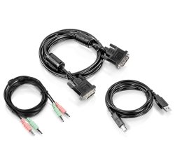 Trendnet TK-CD06 cable para video, teclado y ratón (kvm) Negro 1,8 m