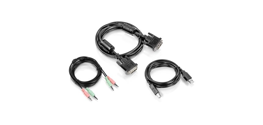 Trendnet TK-CD06 cable para video, teclado y ratón (kvm) Negro 1,8 m