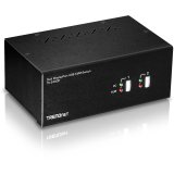 Trendnet TK-240DP commutateur écran, clavier et souris Noir