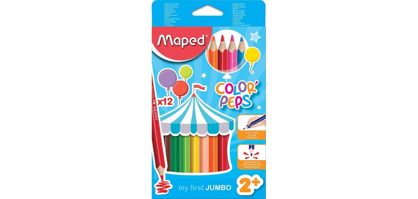 my first Crayons de couleur COLOR'PEPS JUMBO, étui 12