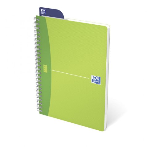 Cahier spiralé My Color A5, 180 pages non perforées lignée 7mm. Couvertures PP assorties