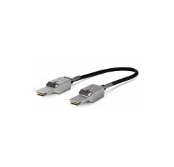 Cisco STACK-T4-1M= Cable de fibra óptica e InfiniBand Negro, Gris