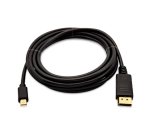 V7 Mini-DisplayPort (m) de 3 m a DisplayPort (m) - Color negro