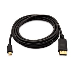 V7 Mini-DisplayPort (m) de 3 m a DisplayPort (m) - Color negro