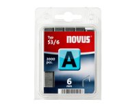 Agrafes pour cloueur 53/6 novus boite de 1800
