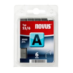 Agrafes pour cloueur 53/6 novus boite de 1800