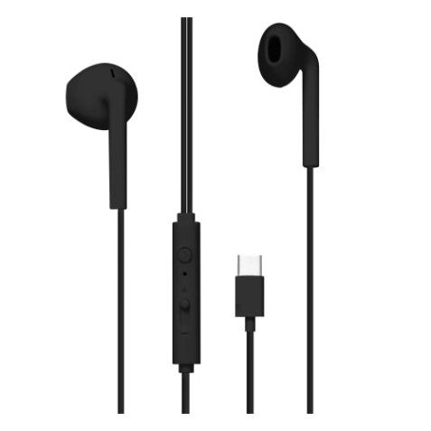 Écouteurs semi intra-auriculaires digital TYPE C - noir ESTYPEC2BK2
