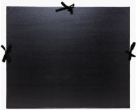 Cartella portadisegni verniciato con nastri 32x45 cm - Per formato A3 - Nero