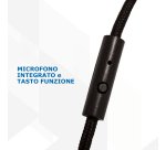 Techmade TM-IP952-INTER cuffia e auricolare Cablato A Padiglione Musica e Chiamate Nero, Blu