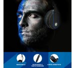 Techmade TM-IP952-INTER cuffia e auricolare Cablato A Padiglione Musica e Chiamate Nero, Blu