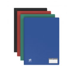 Protège-documents Oxford Memphis A4 100 vues / 50 pochettes couverture polypro coloris assortis classiques