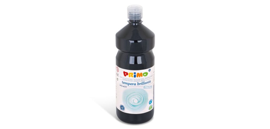 Primo 204BR1000800 tempera paint 1000 ml Bottle Black