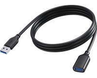 Vision TC 2MUSB3.0EXT/BL câble USB USB 3.2 Gen 1 (3.1 Gen 1) 2 m USB A 5 Gbit/s Noir