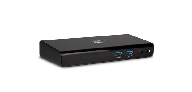 Hamlet Docking Station USB 3.0 Dual Display dual display DVI e HDMI, hub con 6 porte usb, LAN E AUDIO