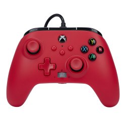 PowerA XBGP0008-01 mando y volante Rojo USB Gamepad Analógico Xbox One, Xbox Series S, Xbox Series X
