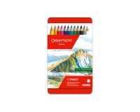 Crayons de couleur PABLO, étui métal de 12